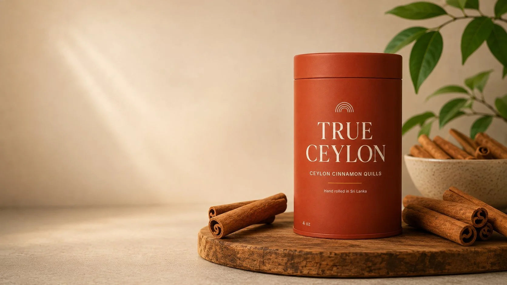 True Ceylon cinnamon tin